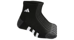 ADIDAS BOYS ATHLETIC CUSHIONED QUARTER SOCKS 6 PAIRS*Kids/BOY Accessories|Ankle Socks
