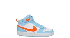 NIKE BOYS BIG KID COURT BOROUGH 2 MID SNEAKER*Kids/BOY Sneakers