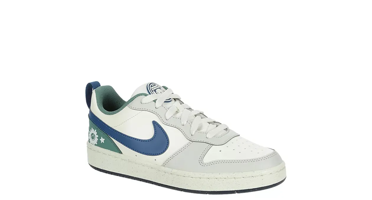 NIKE BOYS BIG KID COURT BOROUGH LOW RECRAFT SNEAKER*Kids/BOY Sneakers