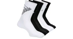ADIDAS BOYS CUSHIONED CREW 2.0 SOCKS 6 PAIRS*Kids/BOY Accessories|Crew Socks