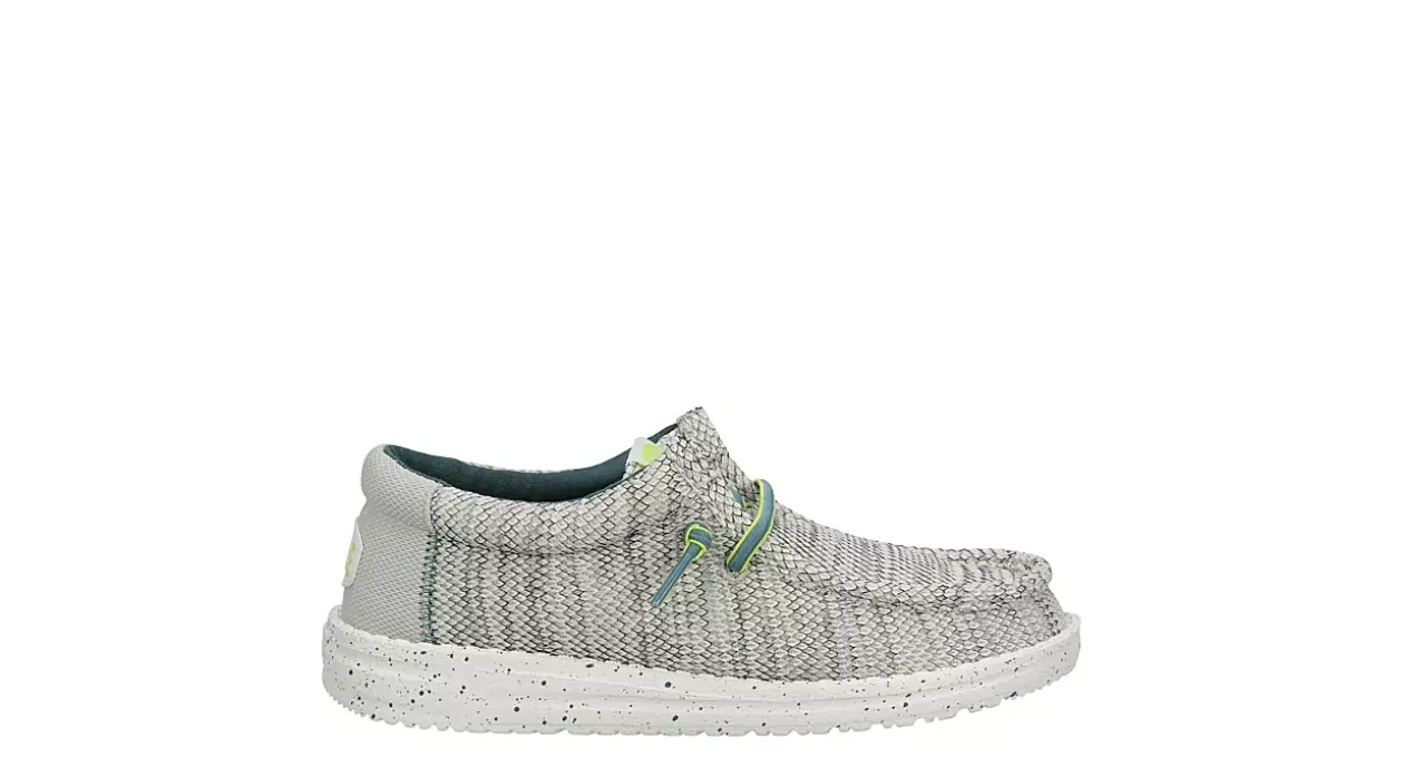 HEYDUDE BOYS LITTLE-BIG KID WALLY YOUTH SLIP ON SNEAKER*Kids/BOY Casual Shoes