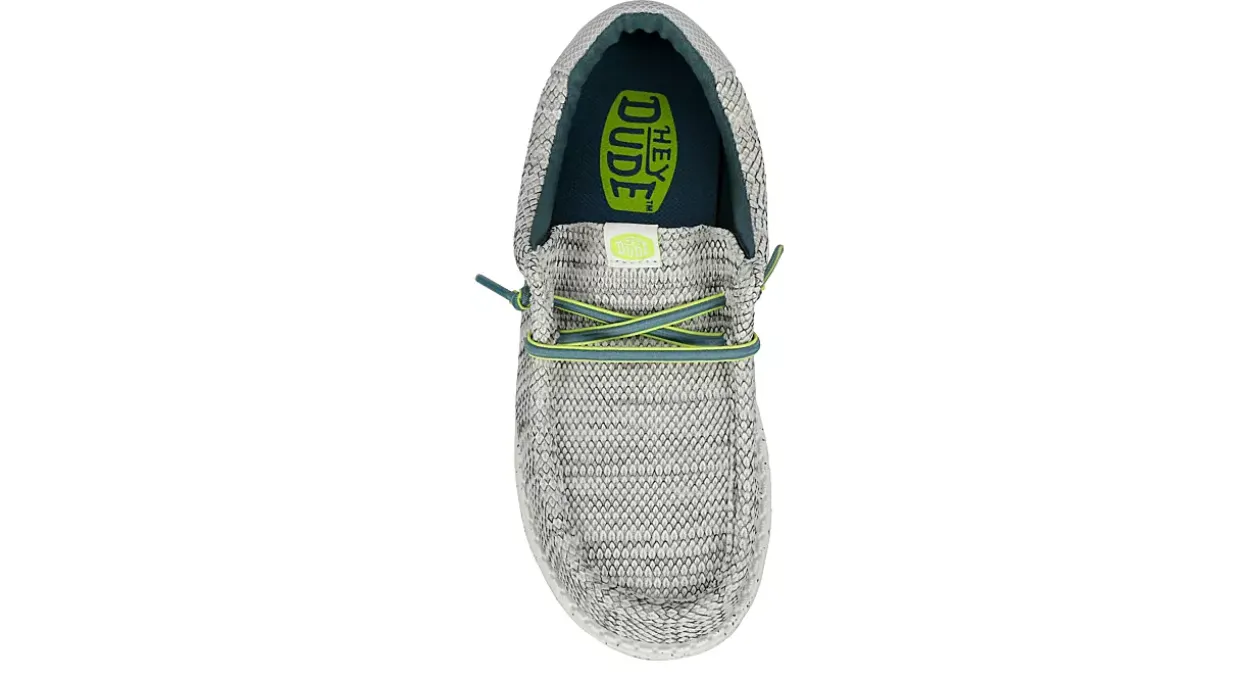 HEYDUDE BOYS LITTLE-BIG KID WALLY YOUTH SLIP ON SNEAKER*Kids/BOY Casual Shoes