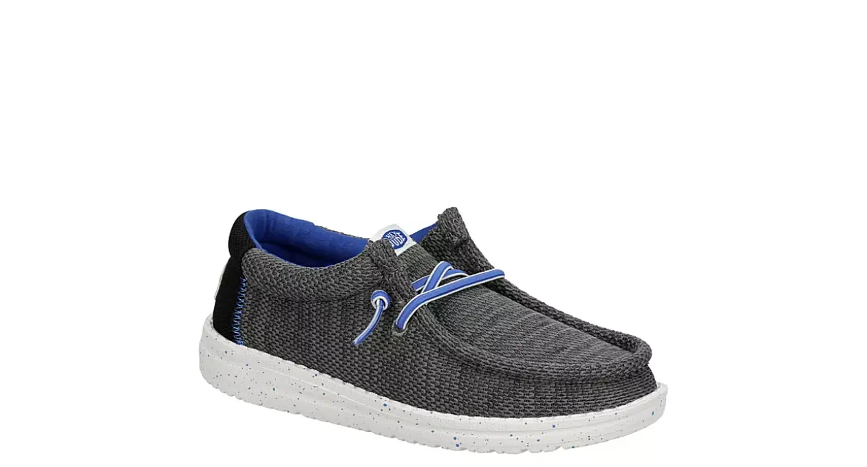 HEYDUDE BOYS LITTLE-BIG KID WALLY YOUTH SLIP ON SNEAKER*Kids/BOY Casual Shoes