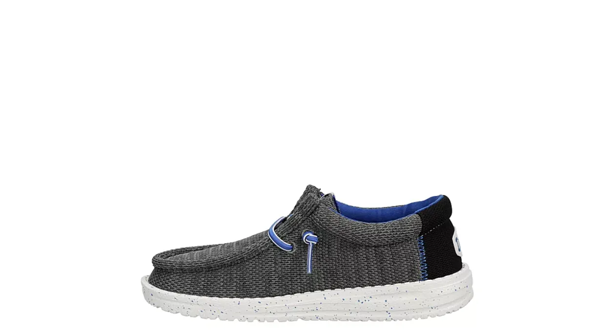 HEYDUDE BOYS LITTLE-BIG KID WALLY YOUTH SLIP ON SNEAKER*Kids/BOY Casual Shoes