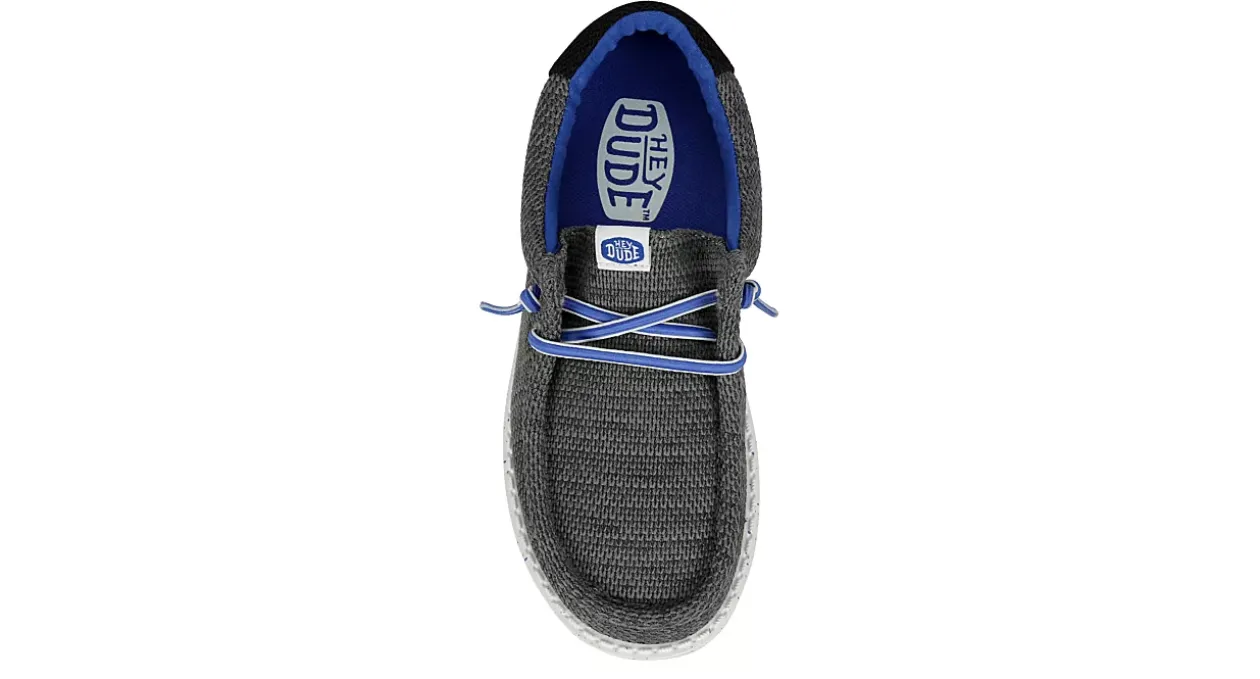 HEYDUDE BOYS LITTLE-BIG KID WALLY YOUTH SLIP ON SNEAKER*Kids/BOY Casual Shoes
