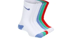 NIKE BOYS SMILEY CREW SOCKS 6 PAIRS*Kids/BOY Accessories|Crew Socks
