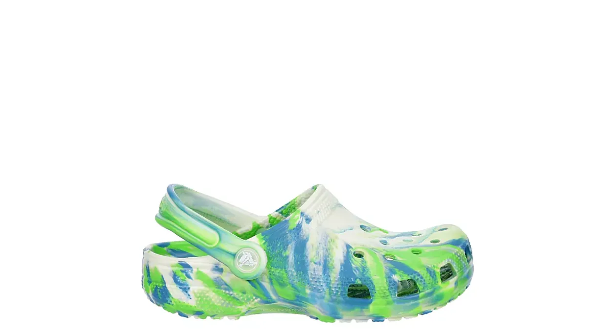 CROCS BOYS TODDLER CLASSIC GLOW MARBLED CLOG*Kids/BOY Infant & Toddler|Casual Shoes