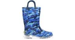 WESTERN CHIEF BOYS TODDLER SHARK CHASE RAIN BOOT*Kids/BOY Boots|Infant & Toddler