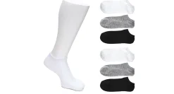 GAME SPORT BOYS ULTRALITE NO SHOW SOCKS 6 PAIRS*Kids/BOY Accessories