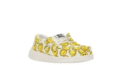 HEYDUDE BOYS WALLY SMILEY TODDLER SLIP ON SNEAKER*Kids/BOY Character Shoes|Infant & Toddler