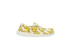 HEYDUDE BOYS WALLY SMILEY YOUTH SLIP ON SNEAKER*Kids/BOY Character Shoes|Casual Shoes