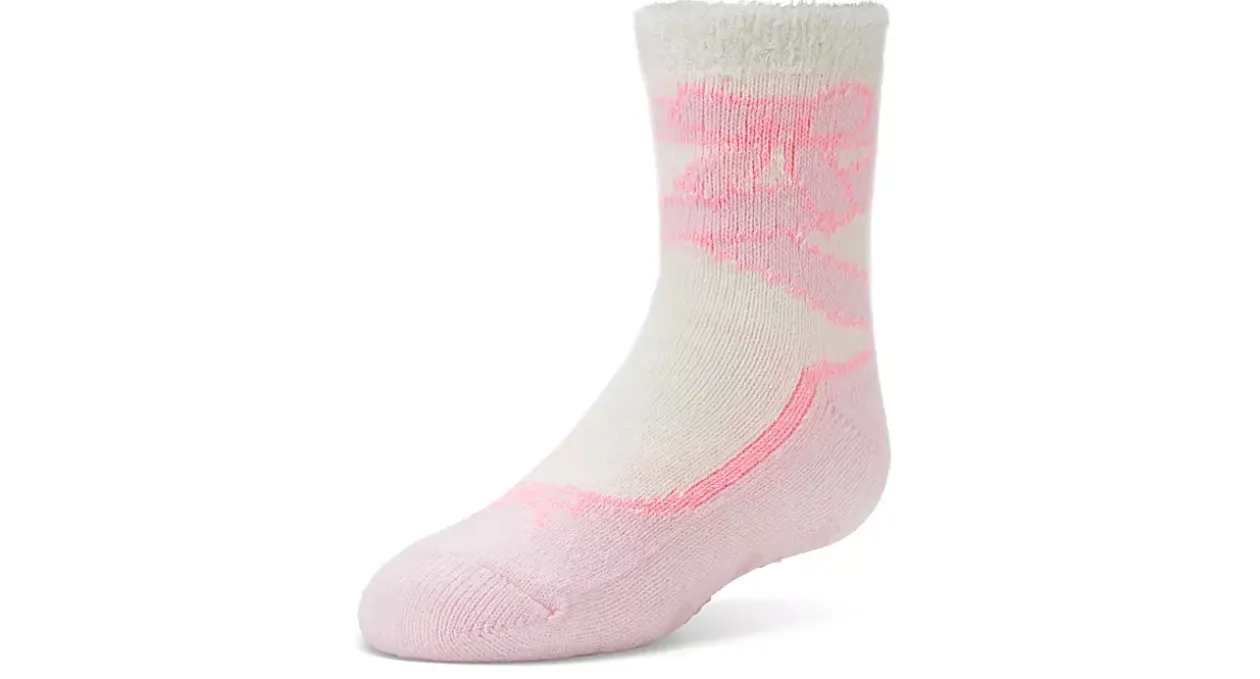 FIRESIDE GIRLS ALOE INFUSED BALLERINA SHOES CREW SOCKS 1 PAIR*Kids Accessories|Crew Socks