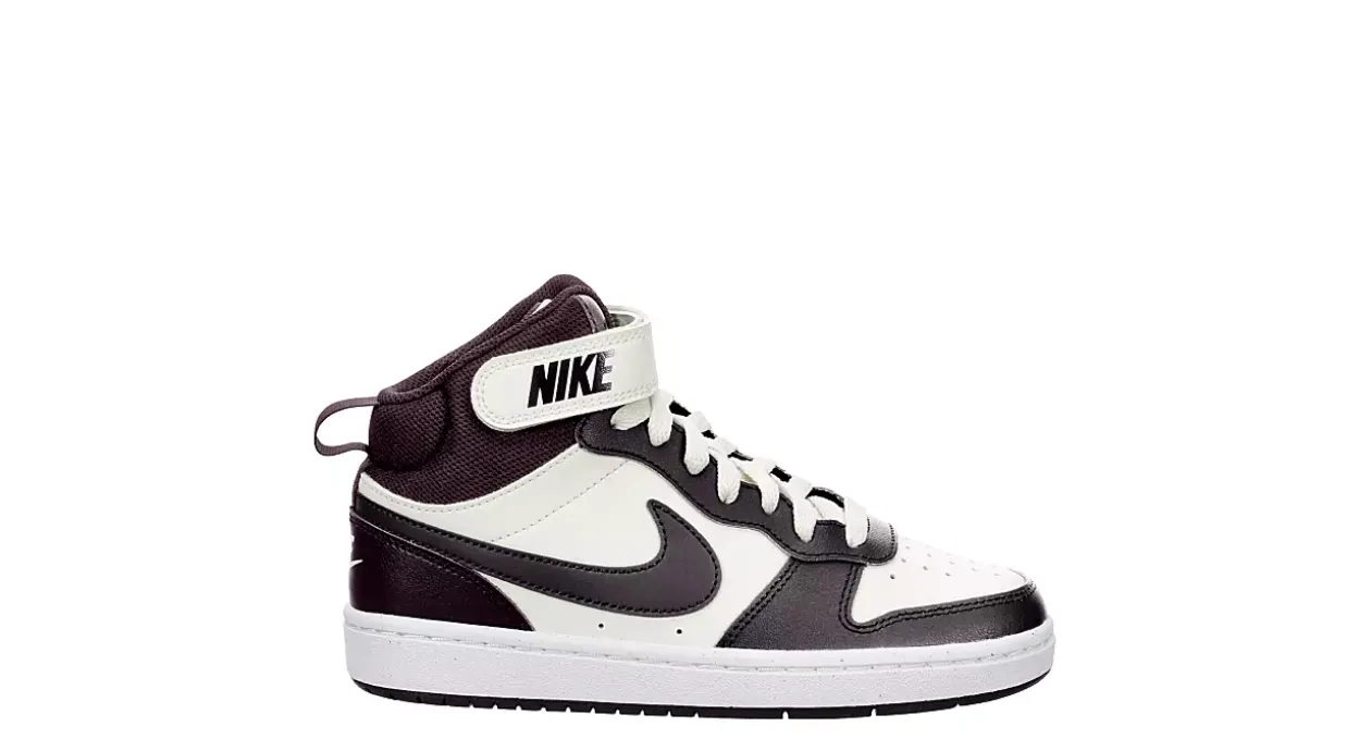 NIKE GIRLS BIG KID COURT BOROUGH 2 MID SNEAKER*Kids Sneakers