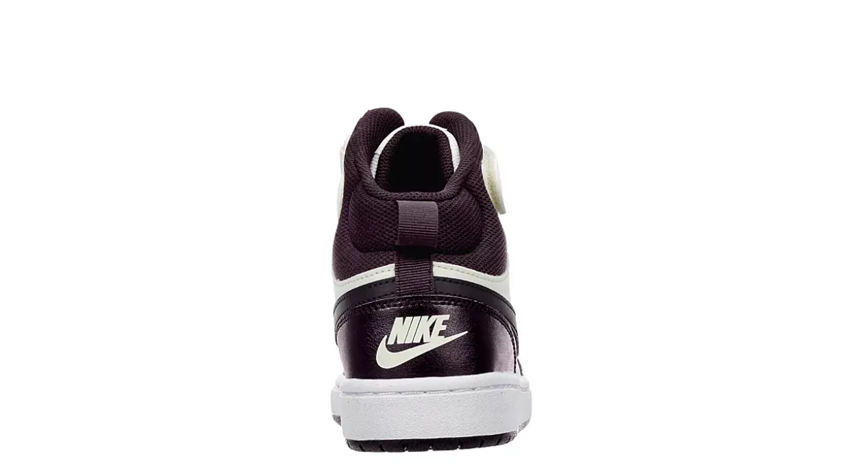 NIKE GIRLS BIG KID COURT BOROUGH 2 MID SNEAKER*Kids Sneakers