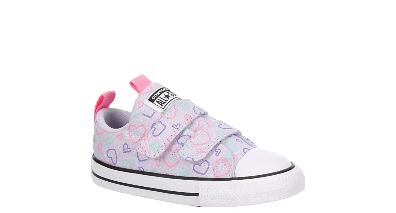 CONVERSE GIRLS INFANT CHUCK TAYLOR ALL STAR HEARTS SNEAKER*Kids Sneakers|Infant & Toddler