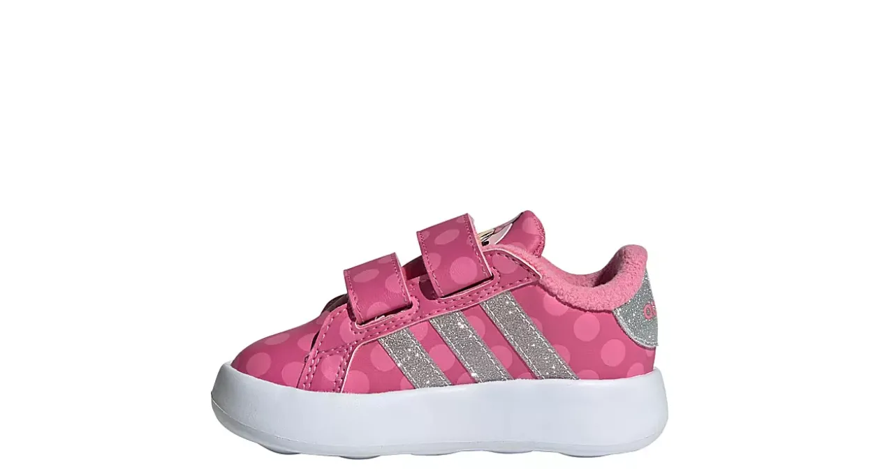 ADIDAS GIRLS INFANT GRAND COURT 2.0 MINNIE SNEAKER*Kids Sneakers|Character Shoes