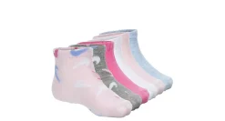 NIKE GIRLS INFANT QUARTER SOCKS 6 PAIRS*Kids Accessories|Ankle Socks