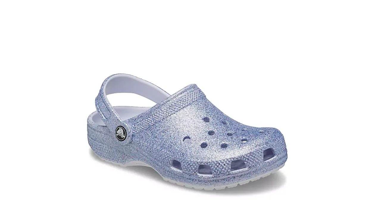 CROCS GIRLS LITTLE-BIG KID CLASSIC GLITTER CLOG*Kids Casual Shoes|Sandals