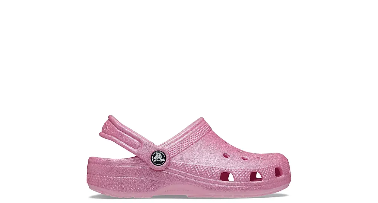 CROCS GIRLS LITTLE-BIG KID CLASSIC GLITTER CLOG*Kids Casual Shoes|Sandals