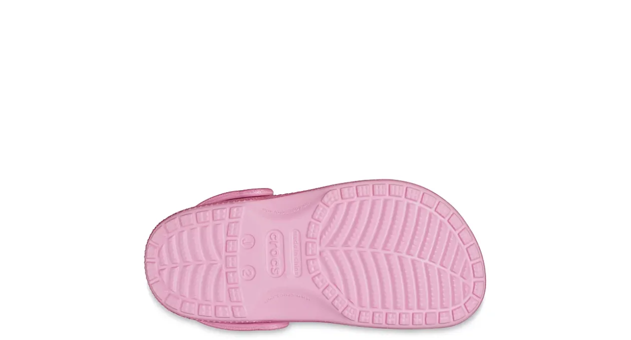 CROCS GIRLS LITTLE-BIG KID CLASSIC GLITTER CLOG*Kids Casual Shoes|Sandals