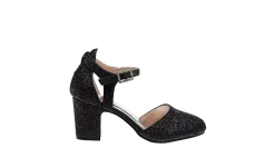 AMERICAN GLAMOUR BADGLEY MISCHKA GIRLS LITTLE-BIG KID DIAMANTE BUCKLE DRESS PUMP*Kids Dress Shoes