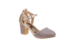 AMERICAN GLAMOUR BADGLEY MISCHKA GIRLS LITTLE-BIG KID DIAMANTE BUCKLE DRESS PUMP*Kids Dress Shoes