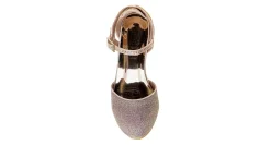 AMERICAN GLAMOUR BADGLEY MISCHKA GIRLS LITTLE-BIG KID DIAMANTE BUCKLE DRESS PUMP*Kids Dress Shoes
