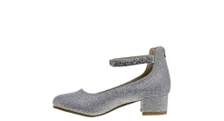 AMERICAN GLAMOUR BADGLEY MISCHKA GIRLS LITTLE-BIG KID GLITTERY MESH DRESS PUMP*Kids Dress Shoes