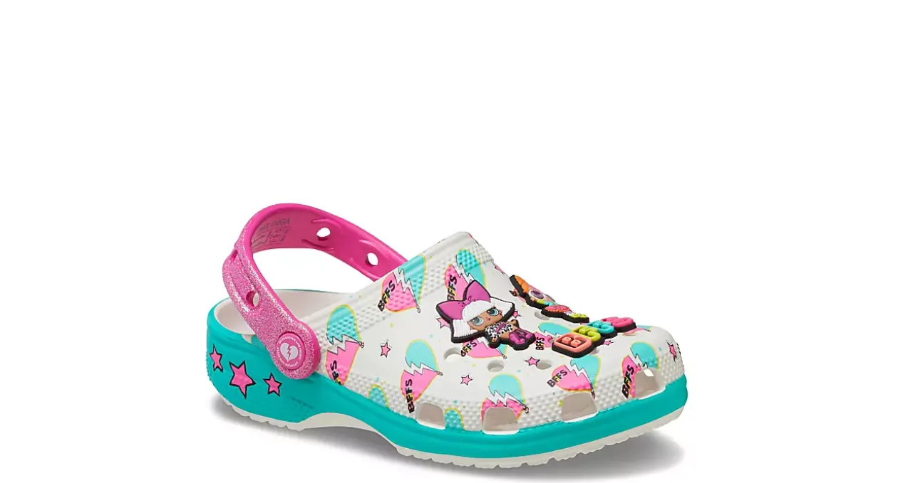 CROCS GIRLS LITTLE-BIG KID L.O.L. SURPRISE! BFF CLASSIC CLOG*Kids Character Shoes|Casual Shoes