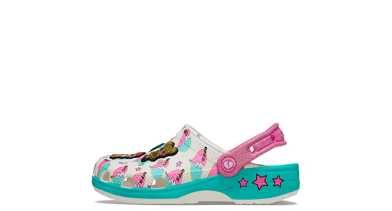 CROCS GIRLS LITTLE-BIG KID L.O.L. SURPRISE! BFF CLASSIC CLOG*Kids Character Shoes|Casual Shoes