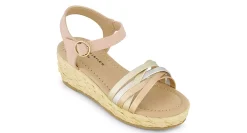 MARC FISHER GIRLS LITTLE-BIG KID MARREN STRAP WEDGE SANDAL*Kids Sandals