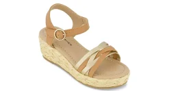MARC FISHER GIRLS LITTLE-BIG KID MARREN STRAP WEDGE SANDAL*Kids Sandals