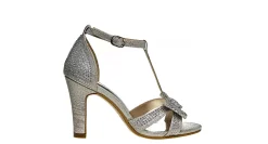 AMERICAN GLAMOUR BADGLEY MISCHKA GIRLS LITTLE-BIG KID METALLIC T-STRAP DRESS SANDAL*Kids Dress Shoes