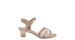 AMERICAN GLAMOUR BADGLEY MISCHKA GIRLS LITTLE-BIG KID O-BM81601SROSG DRESS SANDAL*Kids Dress Shoes