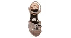 AMERICAN GLAMOUR BADGLEY MISCHKA GIRLS LITTLE-BIG KID O-BM81601SROSG DRESS SANDAL*Kids Dress Shoes