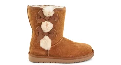 KOOLABURRA by UGG GIRLS LITTLE-BIG KID VICTORIA SHORT FUR BOOT*Kids Boots