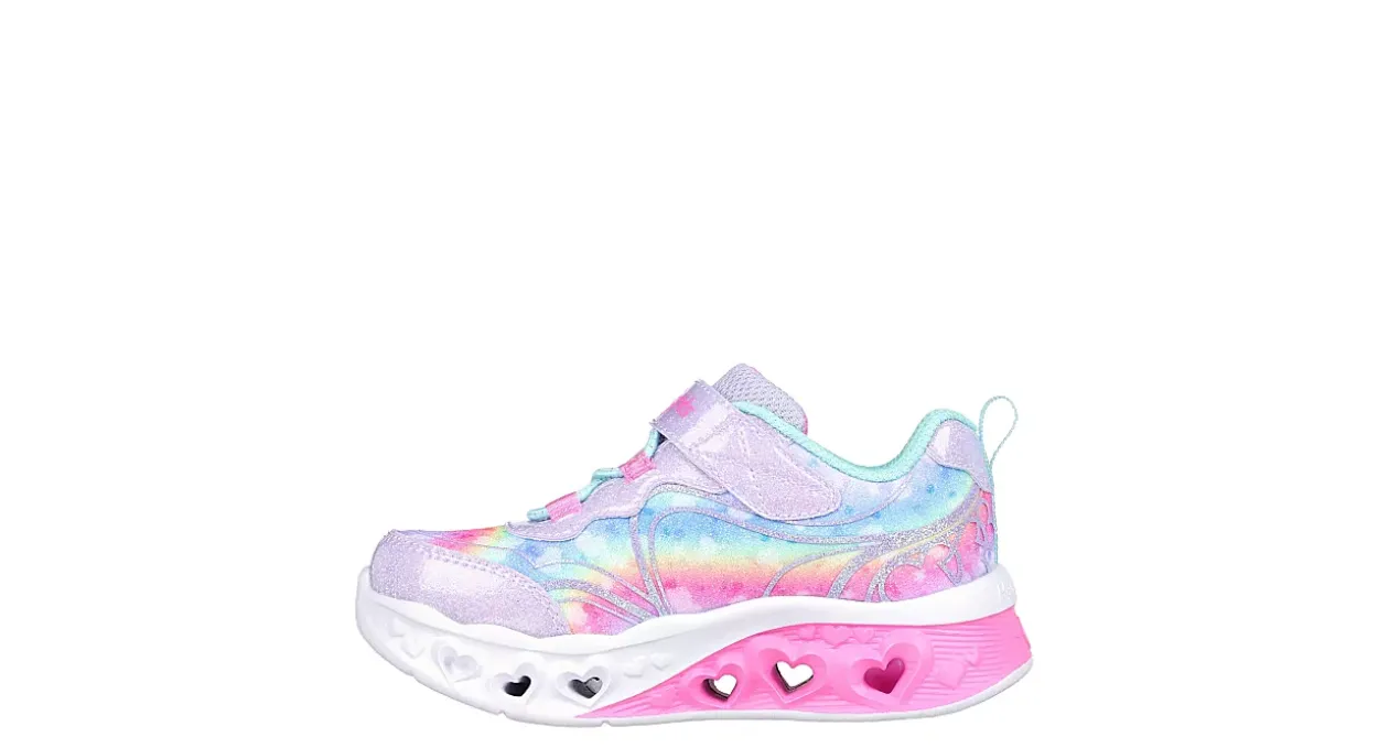 SKECHERS GIRLS TODDLER FLUTTER HEAR LIGHTS LIGHT UP SNEAKER*Kids Sneakers|Infant & Toddler