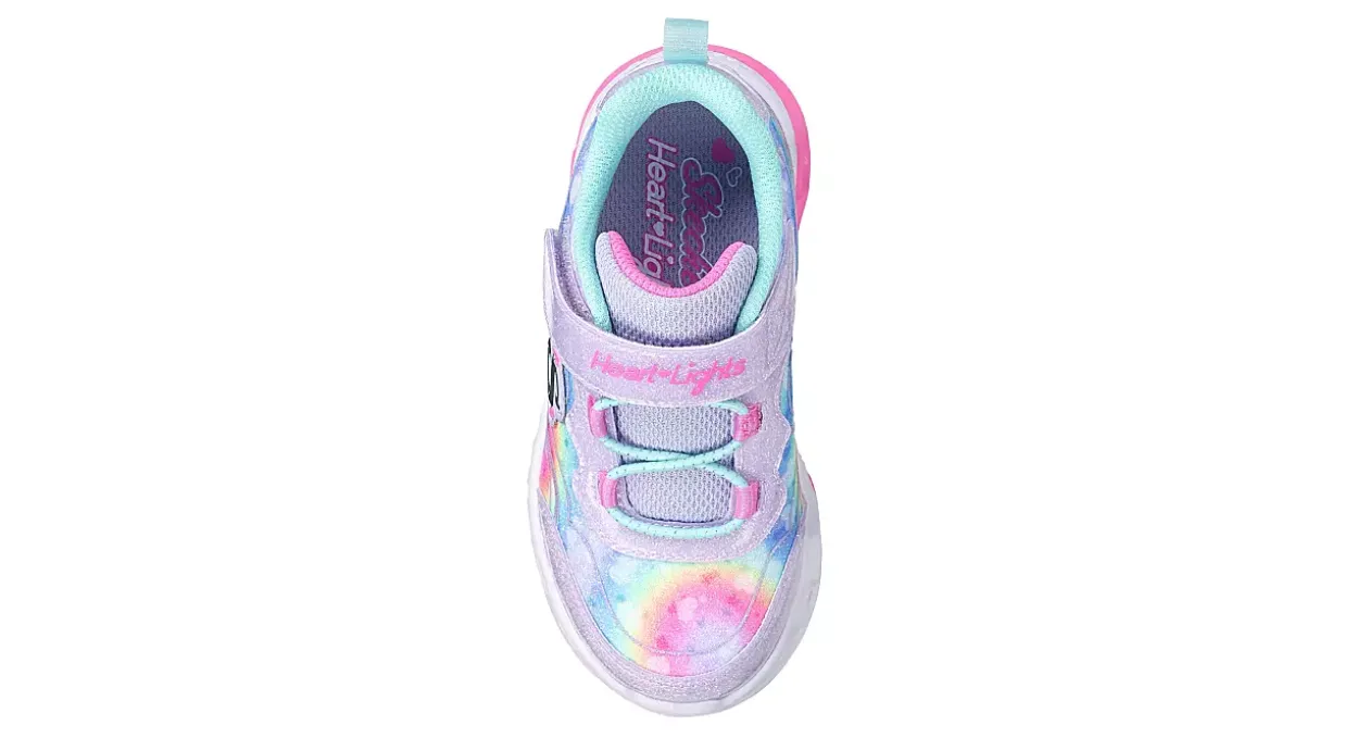SKECHERS GIRLS TODDLER FLUTTER HEAR LIGHTS LIGHT UP SNEAKER*Kids Sneakers|Infant & Toddler