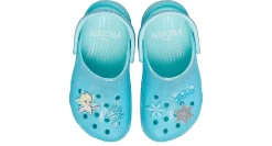 CROCS GIRLS TODDLER FROZEN ELSA CLASSIC CLOG*Kids Character Shoes|Infant & Toddler