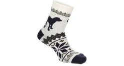 FIRESIDE MENS ALOE INFUSED LAB AZTEC CREW SOCKS 1 PAIR* Crew Socks|Cozy Socks