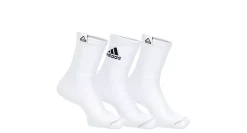 ADIDAS MENS CUSHIONED HIGH QUARTER SOCKS 3 PAIRS* Ankle Socks