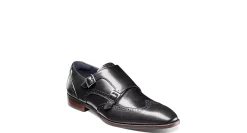 STACY ADAMS MENS KARSON WINGTIP DOUBLE MONK STRAP* Oxfords