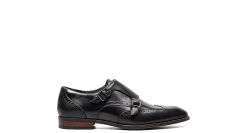 STACY ADAMS MENS KARSON WINGTIP DOUBLE MONK STRAP* Oxfords