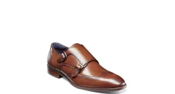 STACY ADAMS MENS KARSON WINGTIP DOUBLE MONK STRAP* Oxfords
