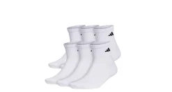 ADIDAS MENS LARGE ATHLETIC QUARTER SOCKS 6 PAIRS* Ankle Socks