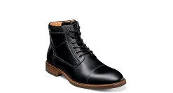 FLORSHEIM MENS LODGE CAP TOE LACE-UP BOOT* Combat & Rugged Boots