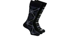 FRANCO FORTINI MENS MEDIUM DRESS CREW SOCKS 3 PAIRS* Crew Socks