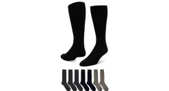 FRANCO FORTINI MENS MEDIUM DRESS CREW SOCKS 7 PAIRS* Crew Socks