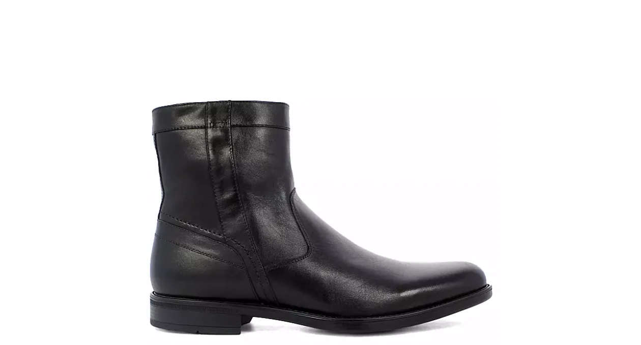 FLORSHEIM MENS MIDTOWN PLAIN TOE ZIPPER BOOT* Dress Boots