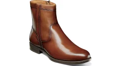 FLORSHEIM MENS MIDTOWN PLAIN TOE ZIPPER BOOT* Dress Boots